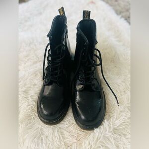 Black Lace-Up Women's Boots